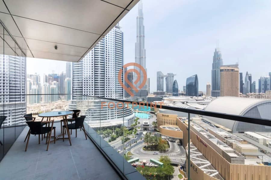 3 Burj  Khalifa And Fountain View | Higher Floor View 3 Bed