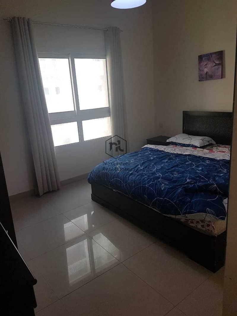 6 nice view  furnished 2500 per month large 1 bedroom with balcony and parking 1 to 12 cheques