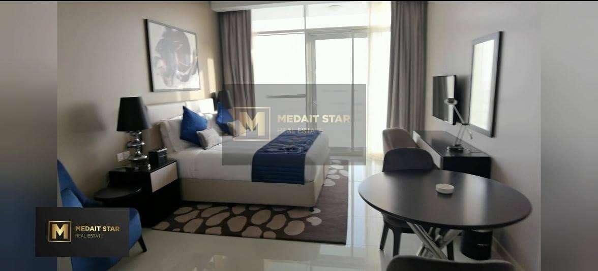 Georgeous Gold view / Fully Furnished /4% DLD waiver, 4years free service charge