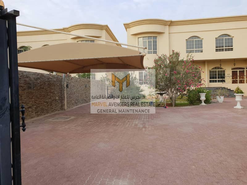 2 Luxury 8 MBR villa with Maid room + Big Yard + Central A C