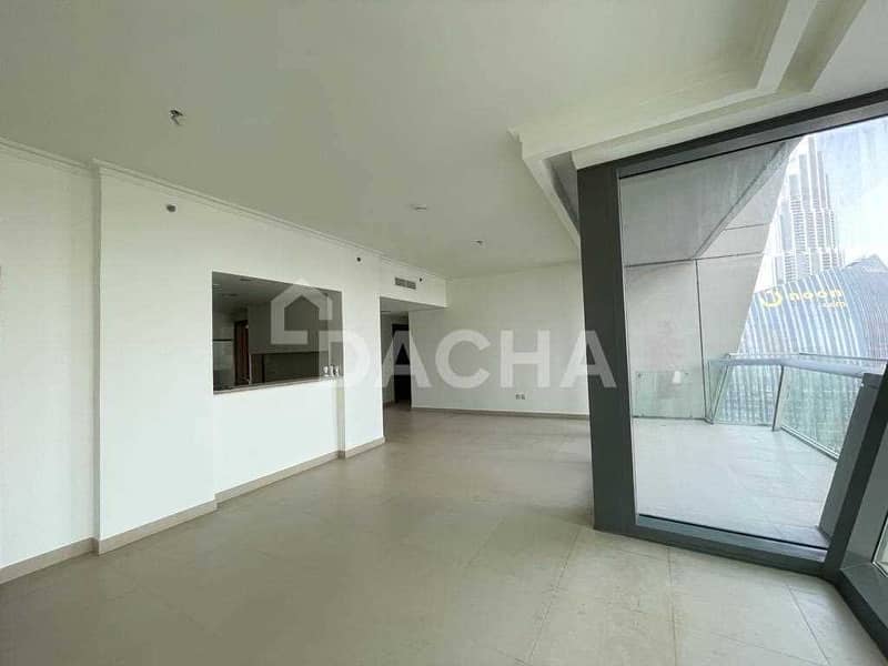 3 Full Burj View / Unfurnished / Available