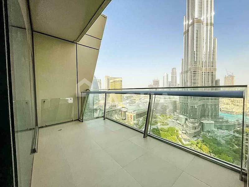 4 Full Burj View / Unfurnished / Available