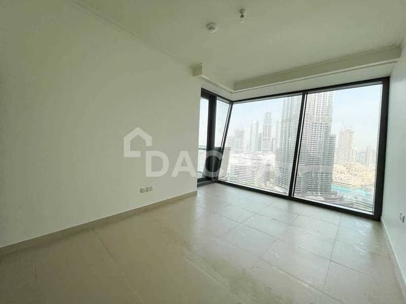 6 Full Burj View / Unfurnished / Available