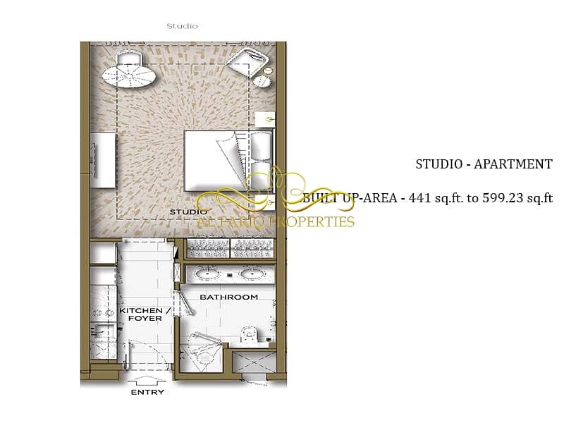9 Brand New Studio | The Palm Tower | Amazing Opportunity | Payment Plan