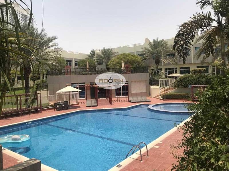 15 Very nice 4 bedroom plus maid compound villa with shared pool and gym in Al Barsha 1