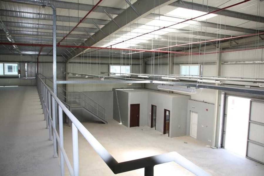 28 New High  Quality Warehouses  with Offices  |  Pantry  | Mezzanine Floor