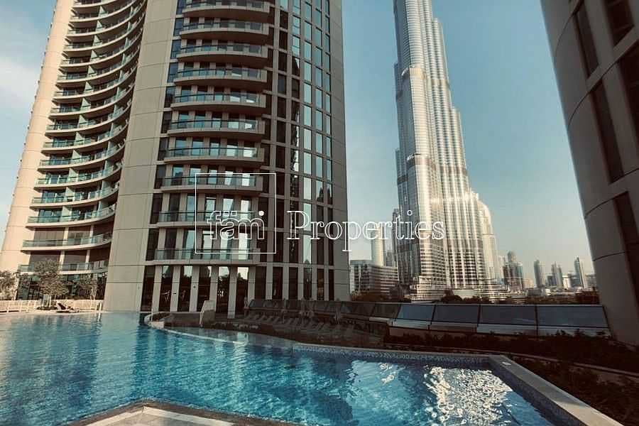 14 1bed with big balcony and Burj Khalifa View