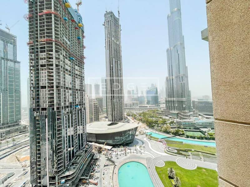 5 PARTIAL BURJ AND LAKE VIEW | SEMI FURNISHED