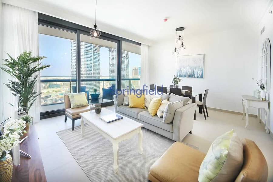 SEA VIEW | BEAUTIFULLY FURNISHED | HIGH FLOOR