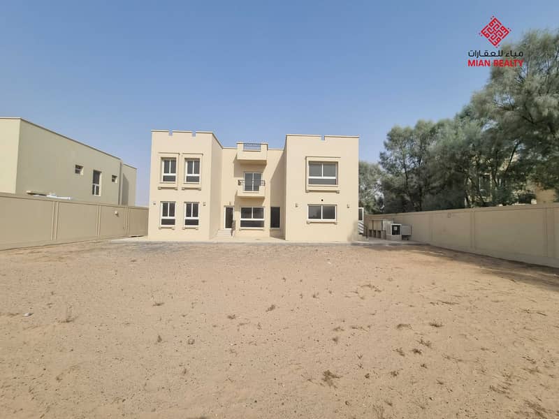 18000 sqft 6 bedrooms stand alone villa with driver room  for rent in Al Barashi in 135,000/year