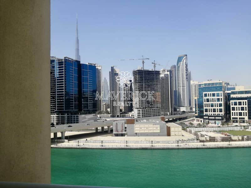 2 Canal+Burj View | Spacious 1BR | Rented