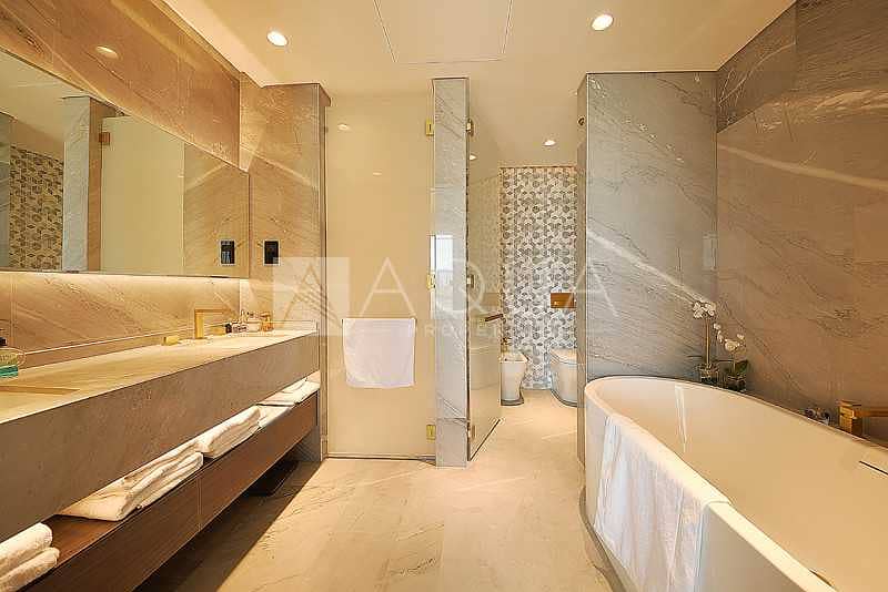 6 Fully Furnished | Sea and Burj View | Mid floor