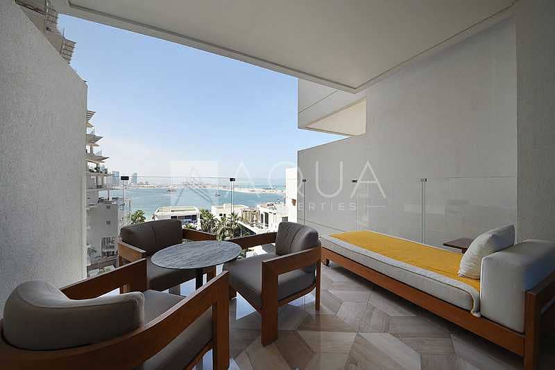 9 Fully Furnished | Sea and Burj View | Mid floor
