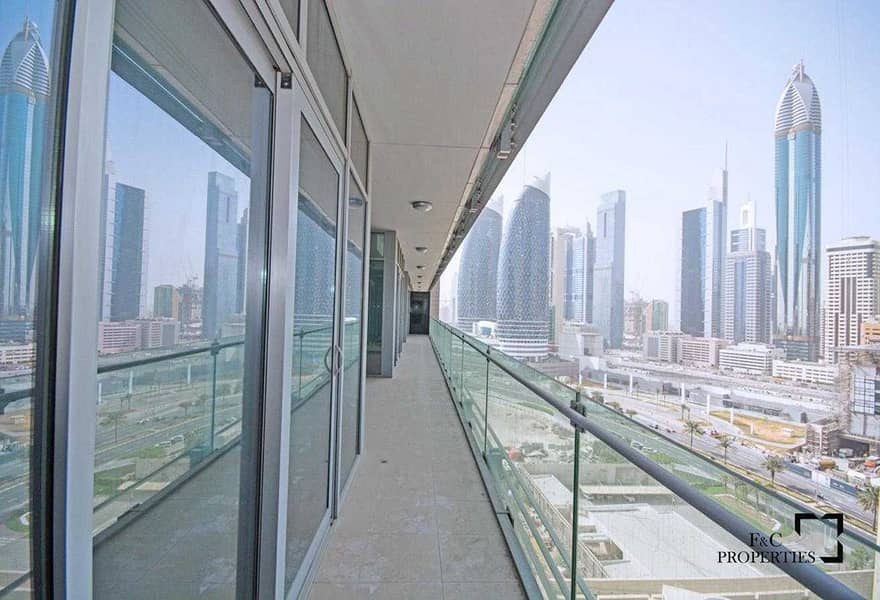 Simplex 2BR | DIFC View | Rented | Large Balcony