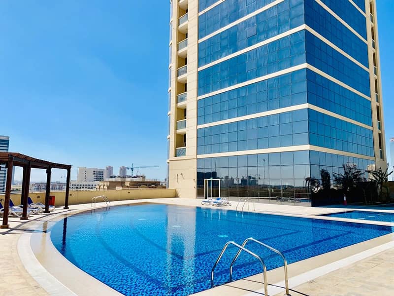 Full Golf Course View | Studio | Luxury Tower | Largest Swimming Pool In JVC