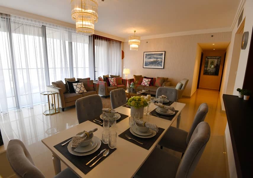 4 Burj Khalifa View | Huge Furnished 2 BR  | Boulevard Point