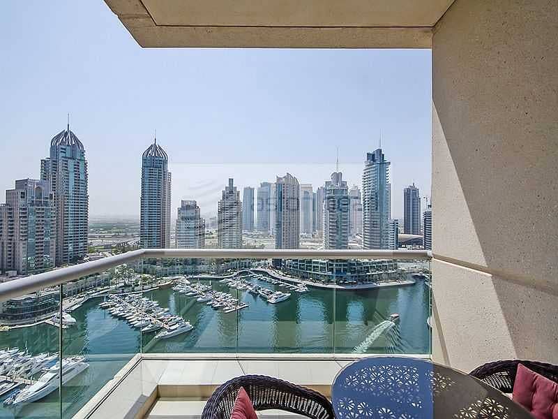 15 Huge 2BR | 2Parking  | Full Marina View | Must See