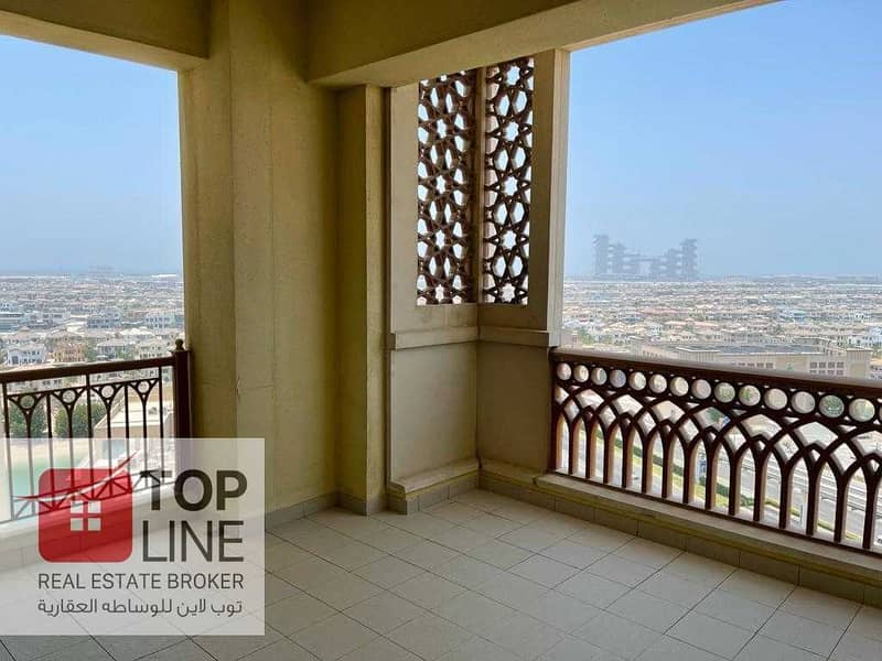 10 Biggest size 2BR+Maid with Atlantis & Nakheel Mall view