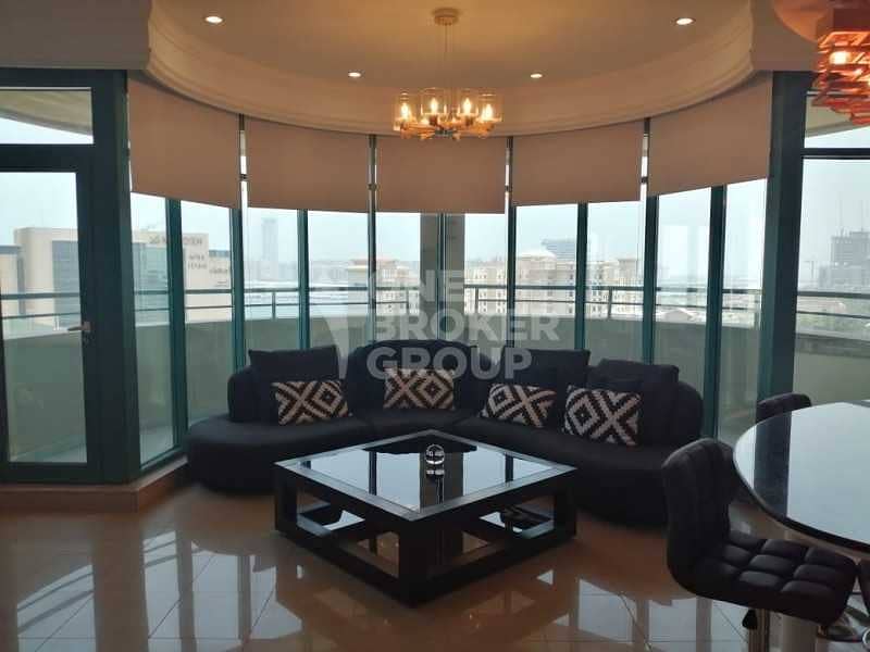 Furnished Apartment|full sea view|chiller free