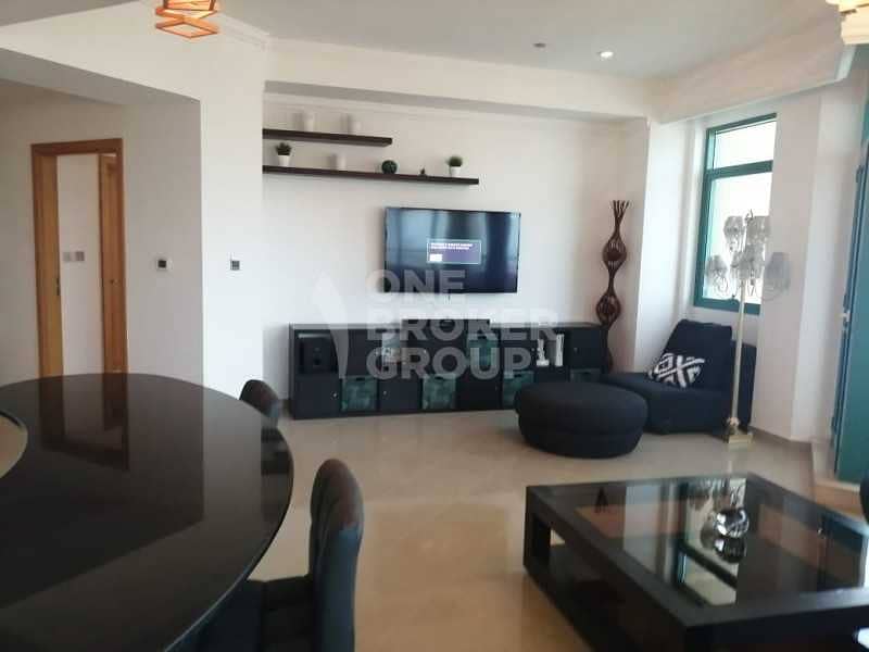 4 Furnished Apartment|full sea view|chiller free