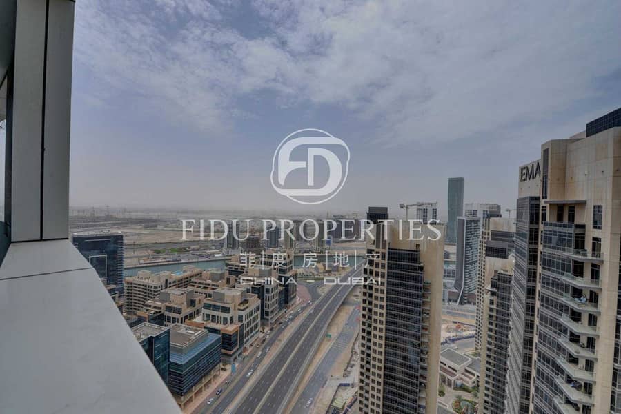 10 Designer Furnished 2BR | High Floor | Canal View