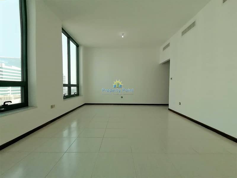 8 Large Living Area with Balcony | Huge 4-bedroom Unit | Maids Rm | Corniche Road