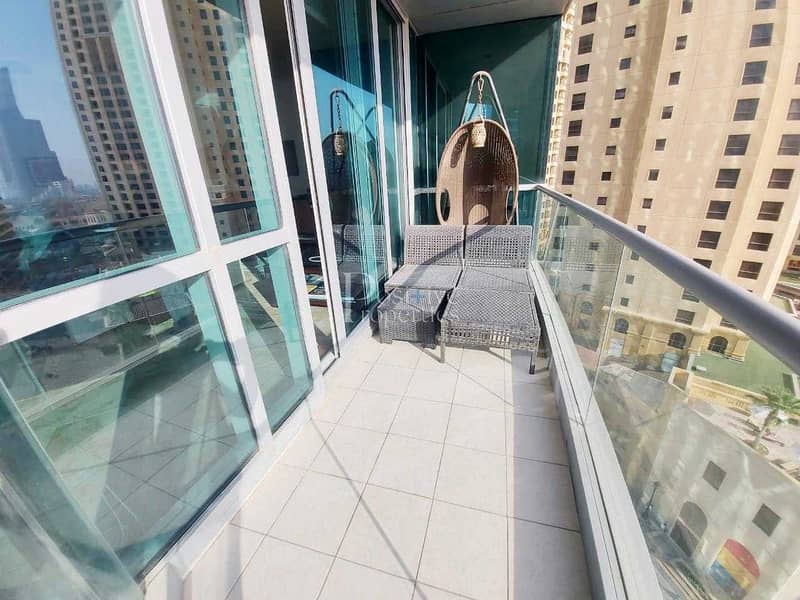 15 Sea & Dubai Eye View | Well Maintained | Spacious