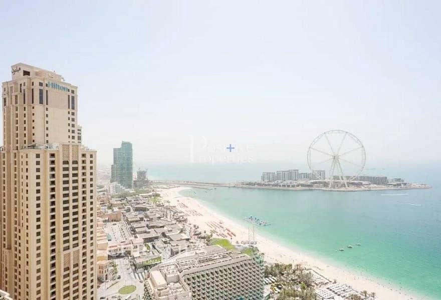 2 Sea & Dubai Eye View | Well Maintained | Spacious