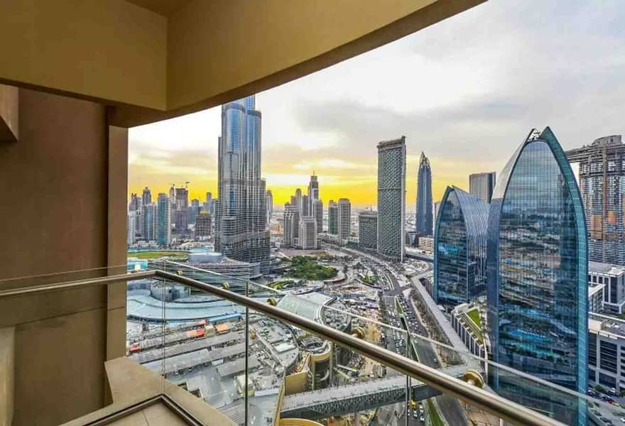 "Burj Khalifa View | Lowest Price | Fully Serviced & Furnished"