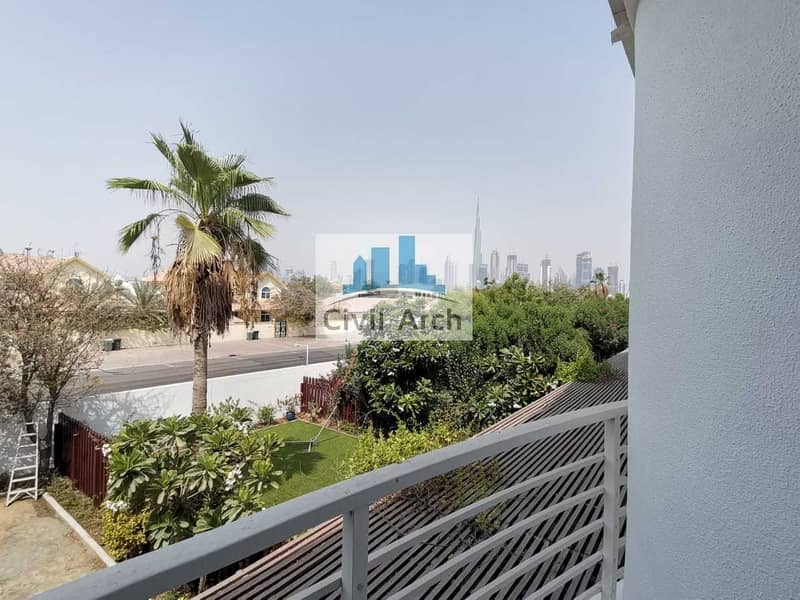 2 Fully Renovated 3 BR Villa in Jumeirah | Burj Khalifa View | Fully Gated Community