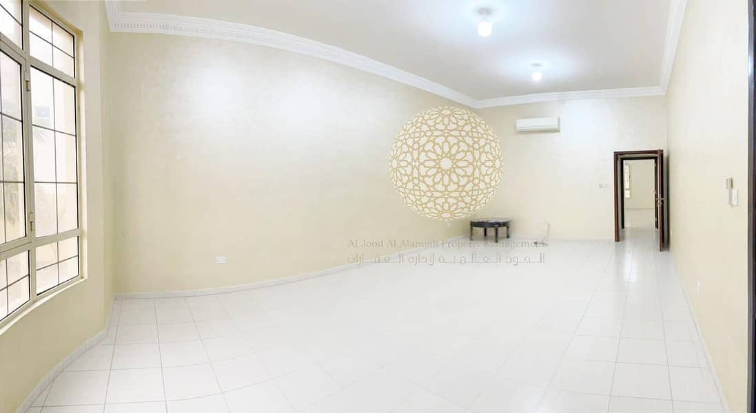 26 PRESTIGIOUS COMPOUND VILLA WITH PRIVATE ENTRANCE & 8 MASTER BEDROOM FOR RENT IN MOHAMMED BIN ZAYED CITY