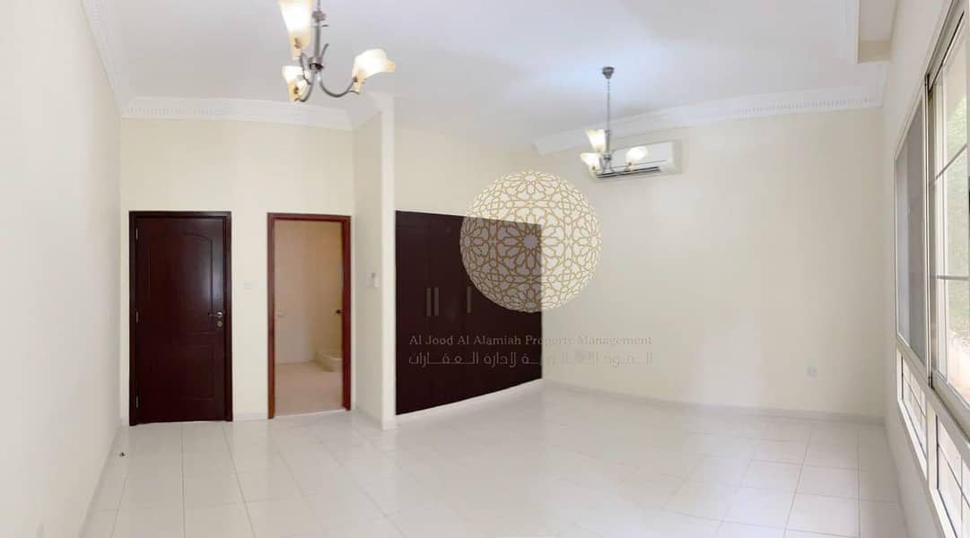 32 PRESTIGIOUS COMPOUND VILLA WITH PRIVATE ENTRANCE & 8 MASTER BEDROOM FOR RENT IN MOHAMMED BIN ZAYED CITY