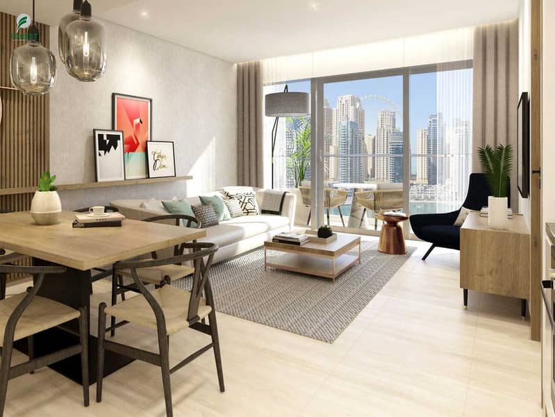 位于迪拜码头，迪拜滨海维达公寓 2 卧室的公寓 1900000 AED - 5221228