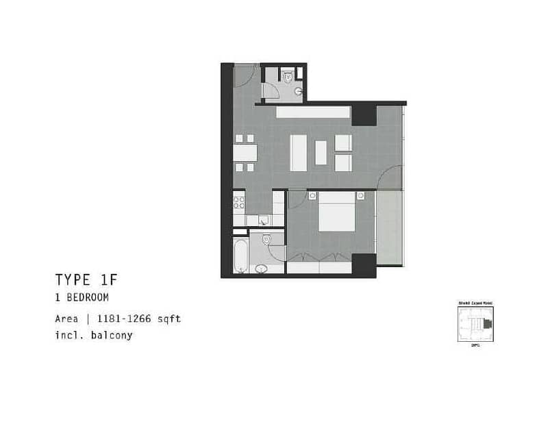 23 Spacious 1 BHK | Premium Location | Kitchen Appliances