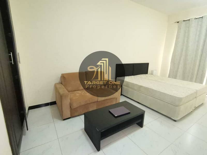 4 Fully Furnished Studio with Balcony| Monthly 3500 including DEWA