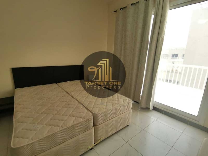 6 Fully Furnished Studio with Balcony| Monthly 3500 including DEWA