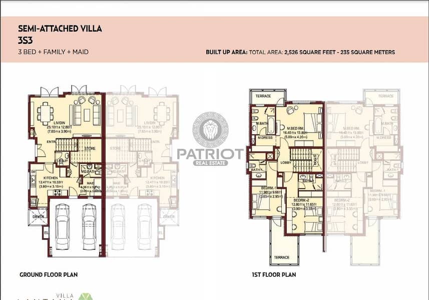 36 3 Bed+M Villa | Type 3S3 | Single Row | For Sale| Just Listed