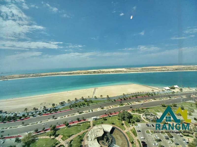 6 Bright and Spacious 3bedroom apartment with balcony in corniche SEA VIEW