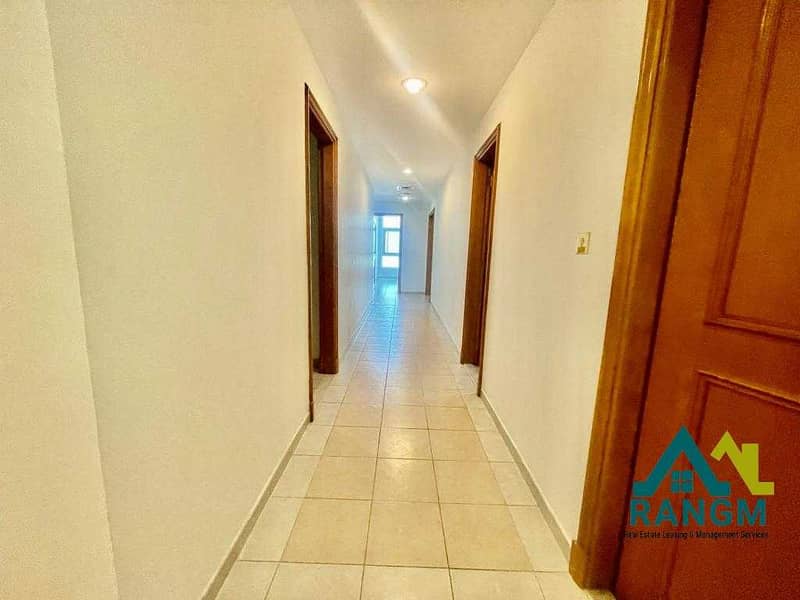 12 Huge Balcony | 4BR+Maid+S+L in Corniche Sea View | Parking