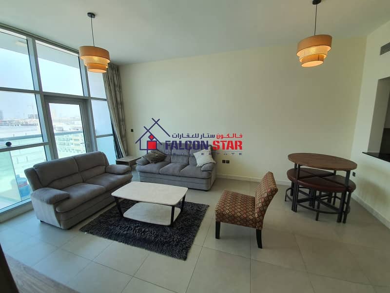 2 PAY ONLY 4200/- STUNNING VIEW | FURNISHED ONE BED ROOM WITH BALCONY