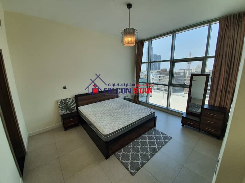 8 PAY ONLY 4200/- STUNNING VIEW | FURNISHED ONE BED ROOM WITH BALCONY