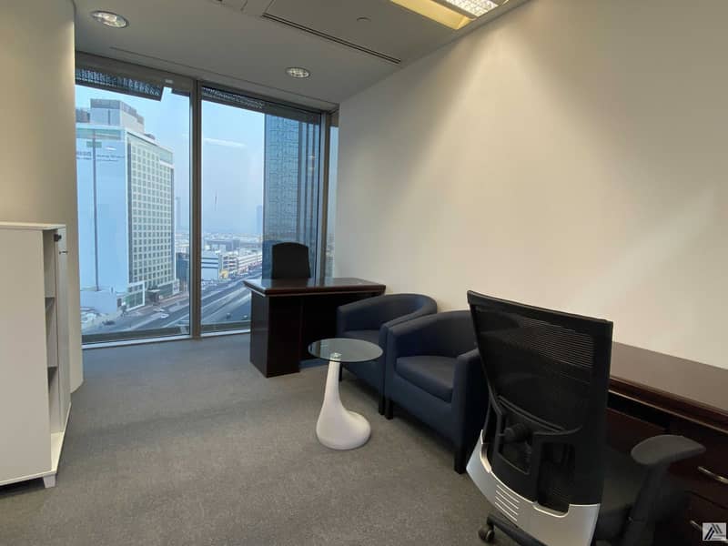 Fully Serviced Furnished Office -Suitable for 3 staff -Linked with Metro and Mall