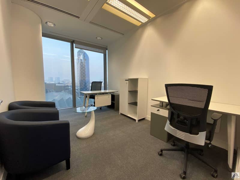 6 Fully Serviced Furnished Office -Suitable for 3 staff -Linked with Metro and Mall