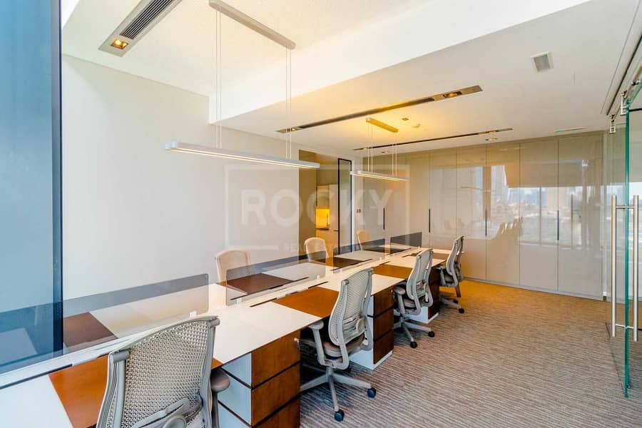 2 No Commission | Furnished Office | Burj Khalifa View | DIFC