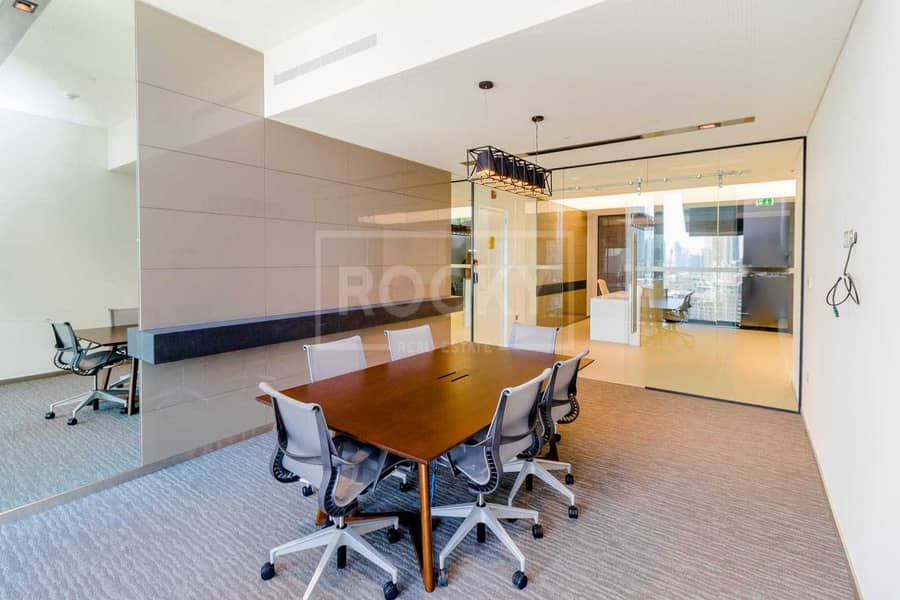 3 No Commission | Furnished Office | 4 Parking | DIFC