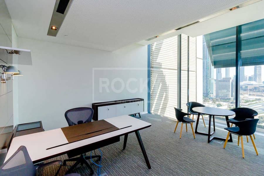 6 No Commission | Furnished Office | 4 Parking | DIFC