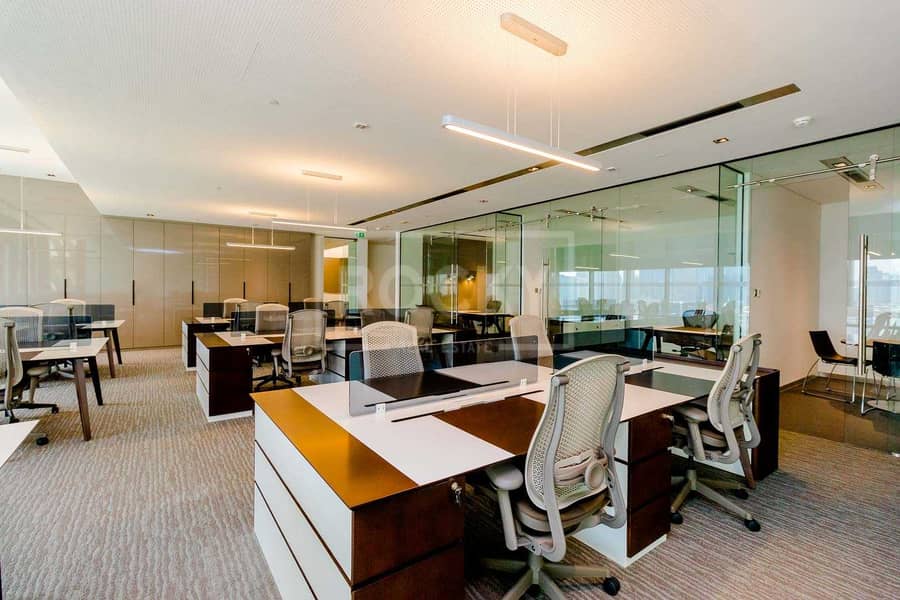 8 No Commission | Furnished Office | 4 Parking | DIFC