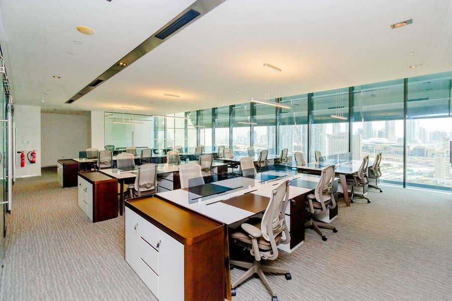 10 No Commission | Furnished Office | 4 Parking | DIFC