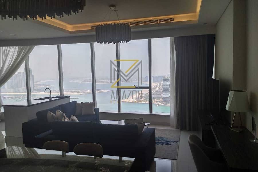 7 Amazing SEA VIEWS | Huge 2 Bedroom Apartment | Ready to Move In | Lowest Priced Investment | Avani Palm Views