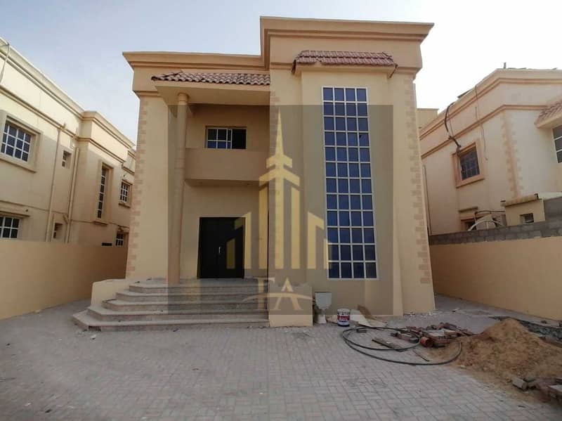 HOT DEAL BEUTIFUL DESIGN BRAND NEW VILLA 5 MASTER SIZE BEDROOMS HALL IN AL MOWAIHAT 3 FOR AJMAN FOR SALE 11,80000/- AED